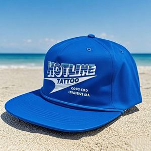 A <b>Frame</b> Snapback Hat With Flat Brim Custom <b>Embroidery</b> and Printing logo Customized 5 Panel Unstructured Dad Hat - Product Image 1