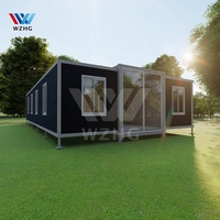40ft conteneur cadre super luxe 70m2 wzh maison préfabriquée pérou