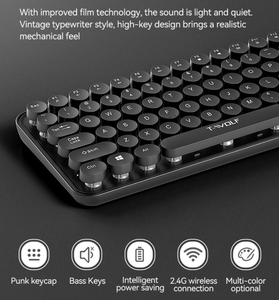 Portable Mini 2.4 <strong>Wireless</strong> Charging <strong>Keyboard</strong> and <strong>Mouse</strong> Combination Power Saving Fashion Business <strong>Wireless</strong> <strong>Keyboard</strong> and <strong>Mouse</strong> Set - Product Image 5