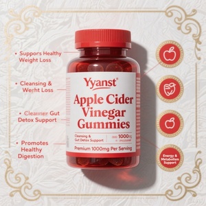Suplemento Dietético OEM, Gomitas de Vinagre de Sidra de Manzana para Desintoxicación, Control de Peso, Control del Apetito, Aumento de Energía y Pérdida de Peso - Product Image 2