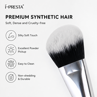 Ensemble de pinceaux de maquillage à marque privée, pinceaux cosmétiques professionnels à manche en bois noir, kit de pinceaux personnalisés avec logo OEM ODM, fabricant