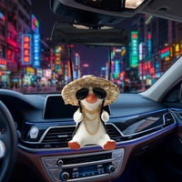 Pendentif canard oscillant populaire pour rétroviseur, accessoires intérieurs de voiture