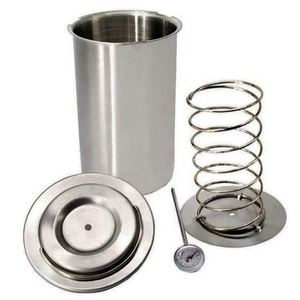 New Meat Boiler Stainless Steel Steamed Meat Barrel Marinated Meat <b>Steamer</b> with Thermometer - Product Image 1