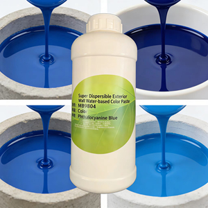 Pâte colorante aqueuse hautement concentrée, forte puissance colorante, dispersion de pigment aqueux pour murs extérieurs - Product Image 2