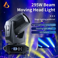 Projecteur à faisceau mobile professionnel 295W DMX pour scène, mariage, DJ, discothèque