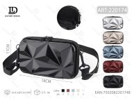 Borsa a tracolla geometrica in plastica da donna, 7 pollici, impermeabile, alla moda, per tutte le stagioni - Product Image 1