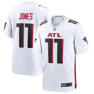 Camiseta de Fútbol Americano Personalizada de los Atlanta Falcons para Hombre, Cuello en V, Secado Rápido, Sublimada, 420g, Talla Adulto - Product Image 3