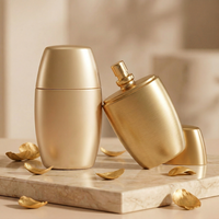 Flacon de parfum en verre de luxe élégant et moderne de 90 ml avec bouchon en plastique Anding