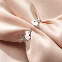 Bagues ouvertes ajustables Myshape en acier inoxydable pour femmes, motif écureuil et graines de melon, bijoux animaux 2025, cadeau d'anniversaire