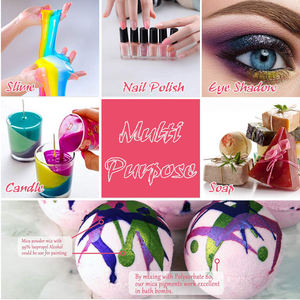 Polvo de <span class=keywords><strong>mica</strong></span> cosmético para resina, 25 colores, 5g por bolsa - Product Image 6