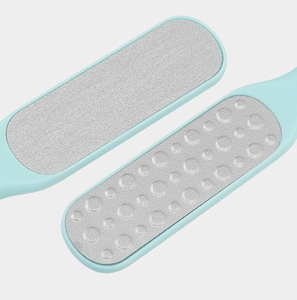 Lima de pie de doble cara con mango de plástico, removedor de callos ligero para piel muerta, herramienta de pedicura de grano grueso/fino esencial - Product Image 6