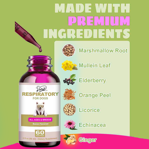 犬用天然ハーブドロップ-犬小屋咳止め免疫サポートビタミン-マシュマロルートムレインリーフ-ベーコンフレーバー-すべての品種 - Product Image 4