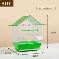 Vente en gros de cage de nid d'élevage d'oiseaux en fil de fer en acier inoxydable pinsons perroquets application de lapin en métal accessoire pour animaux