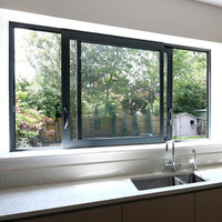 Fabricante GS Ventanas y puertas de aluminio Perfil de aluminio Ventanas correderas Ventanas de aluminio para casas