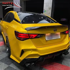 ฟิล์มไวนิลหุ้มรถยนต์ สีเหลืองคริสตัลซุปเปอร์ ฟิล์มเปลี่ยนสี ปิดทับสีรถ สติ๊กเกอร์หุ้มรถยนต์ ป้องกันการเปลี่ยนสี PVC 18*1.52 เมตร - Product Image 3