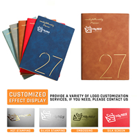 Agenda annuel, hebdomadaire et mensuel OEM 2027, journal, planificateur quotidien, carnet de planification de l'auto-discipline avec logo personnalisé