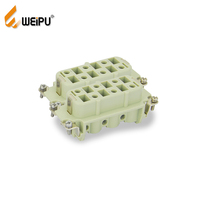 WEIPU Femelle Aviation Power Wire Multi-Core 35A IP65 6P 12P Connecteur avec boîtier en polycarbonate