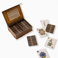 Jeu de cartes créatif, cartes de poker sociales en plastique recyclable et durable, jeu de cartes délicates, accessoires de Mahjong