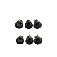 Boutons de pédale de guitare CNC personnalisés (lot de 4) - Boutons de guitare moletés 6 mm avec axe 18T 14x17 mm