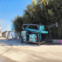 Foreuse rotative diesel à grande capacité et robuste, chenilles à roulements, mobilité maximale, profondeur maximale de 200 m, diamètre de 350 mm |   Forage pétrolier