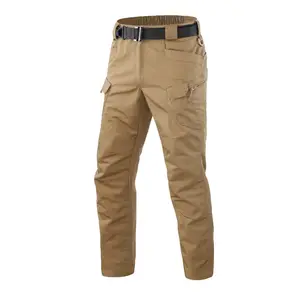 Pantalones a cuadros para deportes al aire libre para hombre, pantalones tácticos de caza de carga, 9 colores