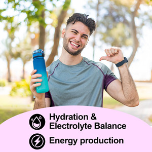 Comprimés de Gluconate de Potassium OEM pour l'Hydratation par Gel de Cellulose et l'Équilibre Électrolytique, Soutien de la Fonction Musculaire, Potassium - Product Image 5