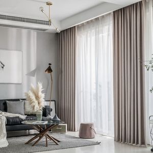 Premium çift taraflı keten bak perde kumaşı 280-320cm genişlik 70-75% karartma yumuşak perdelik tekstil pencere tedavi toptan - Product Image 5