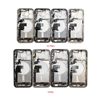 Châssis pour iPhone 15 Pro Max 15 Plus, boîtier arrière complet, assemblage de la batterie, remplacement