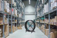 Grand ventilateur à grand volume d'air en mouvement libre 1 m 1.5 m 2 m ventilateur de sol industriel
