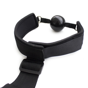 Alternative Couple Sex Toys: Red and Black Handcuffs, Neck Restraint Straps, Neck <b>Rings</b>, <b>Gag</b> Balls, Reverse Handcuffs - Product Image 5