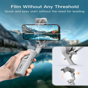 Für <span class=keywords><strong>Hohem</strong></span> für ISteady XE 3-Achsen mit Füll licht für iPhone Android Face Tracking für Tiktok Vlog Handheld Gimbal Stabil izer - Product Image 2