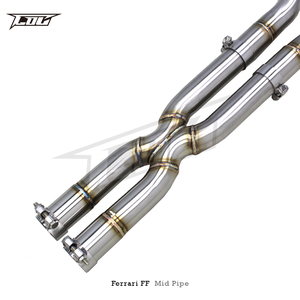 BK X Mid Pipes para Ferrari <span class=keywords><strong>FF</strong></span> 6.3L <span class=keywords><strong>V12</strong></span> 2011-2016 Sistema de escape de coche de carreras de acero inoxidable - Product Image 5