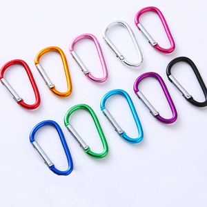 Mosquetón n. ° 5 en forma de calabaza, aleación de aluminio pintada de Color, ajuste Manual, botella de agua de Metal, gancho para llave, accesorios de joyería - Product Image 1