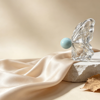 Flacon de parfum en verre de haute qualité, coloré, avec designs d'emballage personnalisés, luxueux, uniques, irréguliers, vides, 30 ml, 50 ml, 100 ml, avec boîte