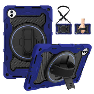 Étui pour tablette Honor Pad10 de 12,1 pouces avec support rotatif, sangle de transport, housse de protection en silicone anti-enfants - Product Image 6