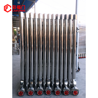 Haute qualité 304 acier inoxydable Push-Pull rétractable barrières de circulation en gros télescopique isolation clôture route utilisation extérieure
