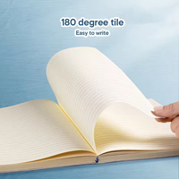 Cuaderno grueso estilo pintura al óleo de moda personalizada, cubierta de goma suave, cuaderno planificador de alta apariencia Ins