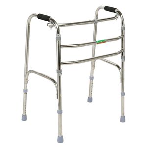 Déambulateur en alliage d'aluminium léger et pliable pour personnes âgées et soutien à la récupération après fracture - Product Image 1
