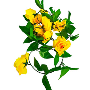 Guirlandes de roses artificielles en soie, décoration murale, décoration de mariage et de fêtes, bouquet en plastique, style médiéval - Product Image 2