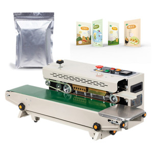 0-12m/min Continuous <strong>Sealing</strong> <strong>Machine</strong> Packaging Band Sealer <strong>Machine</strong> <strong>Automatic</strong> Plastic Film Bag Heat <strong>Sealing</strong> <strong>Machines</strong> Packing - Product Image 1