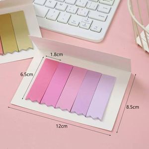 Customizable Gradient Neon Self-Adhesive <b>Memo</b> <b>Pads</b>-Creative Office & School Supplies for Note-taking <b>Memos</b> & Learning - Product Image 2