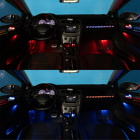 Kit d'éclairage ambiant LED 64 couleurs Galaxy pour VW Golf 7 2014-2021, ajustement OEM, ensemble complet pour amélioration intérieure