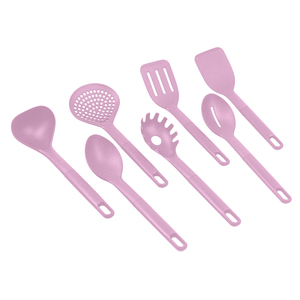 طقم أدوات مطبخ ملون مكون من 7 قطع بمقابض مريحة من البولي بروبيلين، أدوات وإكسسوارات مطبخ منزلية - Product Image 3