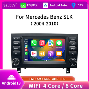 Android Smart Car Navigation System Large Screen Central Control Rearview <b>Camera</b> CarPlay Compatibility for SLK CLK Carplay Compa - Product Image 3