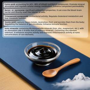 Stock entrepôt US – Expédition directe – Bâtonnets de Shilajit pur de l'Himalaya avec <span class=keywords><strong>miel</strong></span> biologique et safran, Shilajit facile à consommer, 30 bâtonnets - Product Image 6