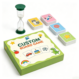 Durable Reusable Custom Board Game Educational <b>Gloss</b> Lamination <b>Paper</b> Printed Flash Card Children's Learning Cognitive Card Game - Product Image 5