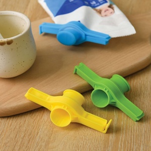 Clips de fermeture en plastique, grands clips de scellage pour sacs de nourriture et de collations, pinces de scellage pour sacs en plastique - Product Image 1