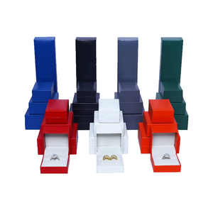 Caja de Joyería de Papel con Aspecto de Cuero Personalizada, para Anillos, Aretes, Pulseras y Collares, Embalaje Ecológico, Económico, al por Mayor - Product Image 2