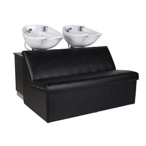 Chaise de lavage inclinable à double <span class=keywords><strong>siège</strong></span> pour salon de coiffure - Product Image 2