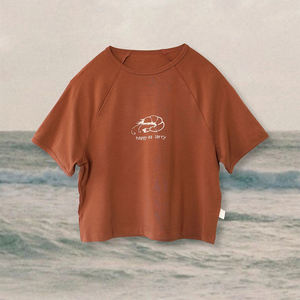 Camisetas de Algodón de Bambú para Niños, Camiseta Orgánica Raglan, Camiseta Infantil Sostenible, Camisetas Personalizadas para Niños, Camisetas para Niñas - Product Image 2